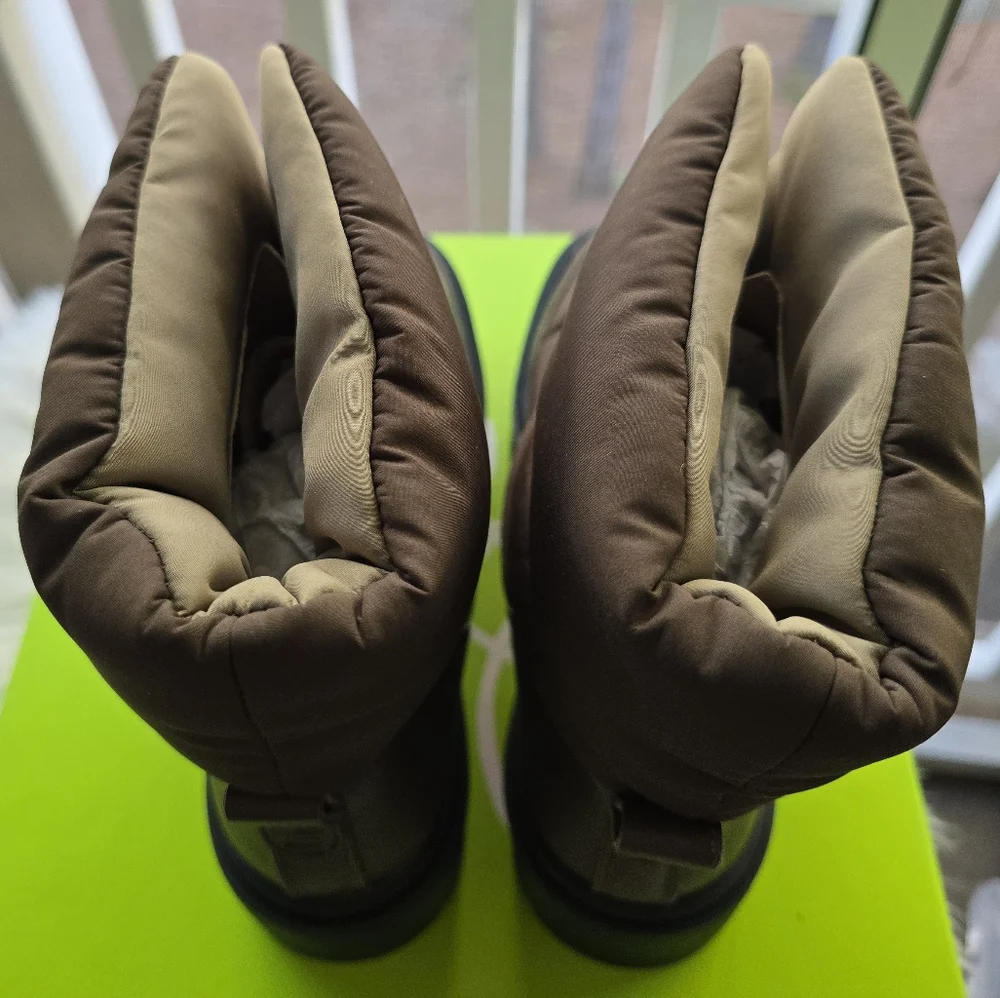 🤎Sam Edelman Lakyn Nylon Snow Brown Boots